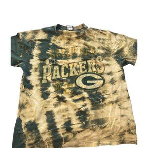 Green‎ Bay Packers | Tie Dyed T-Shirt | Women's Size L